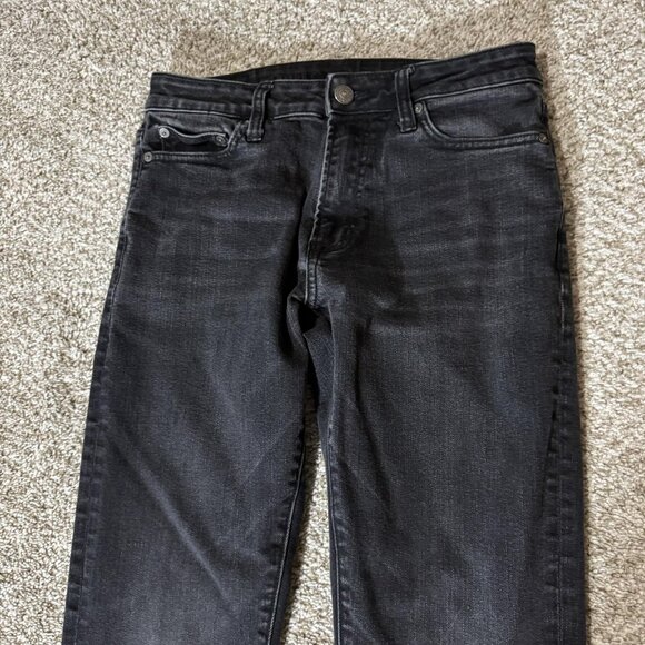 American Eagle Jeans Mens 30x32 Black Next Level Flex Slim Denim Pants - Picture 3 of 11
